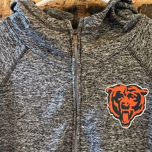 NFL Chicago Bears full zip athletic hoodie jacket, Women’s S
